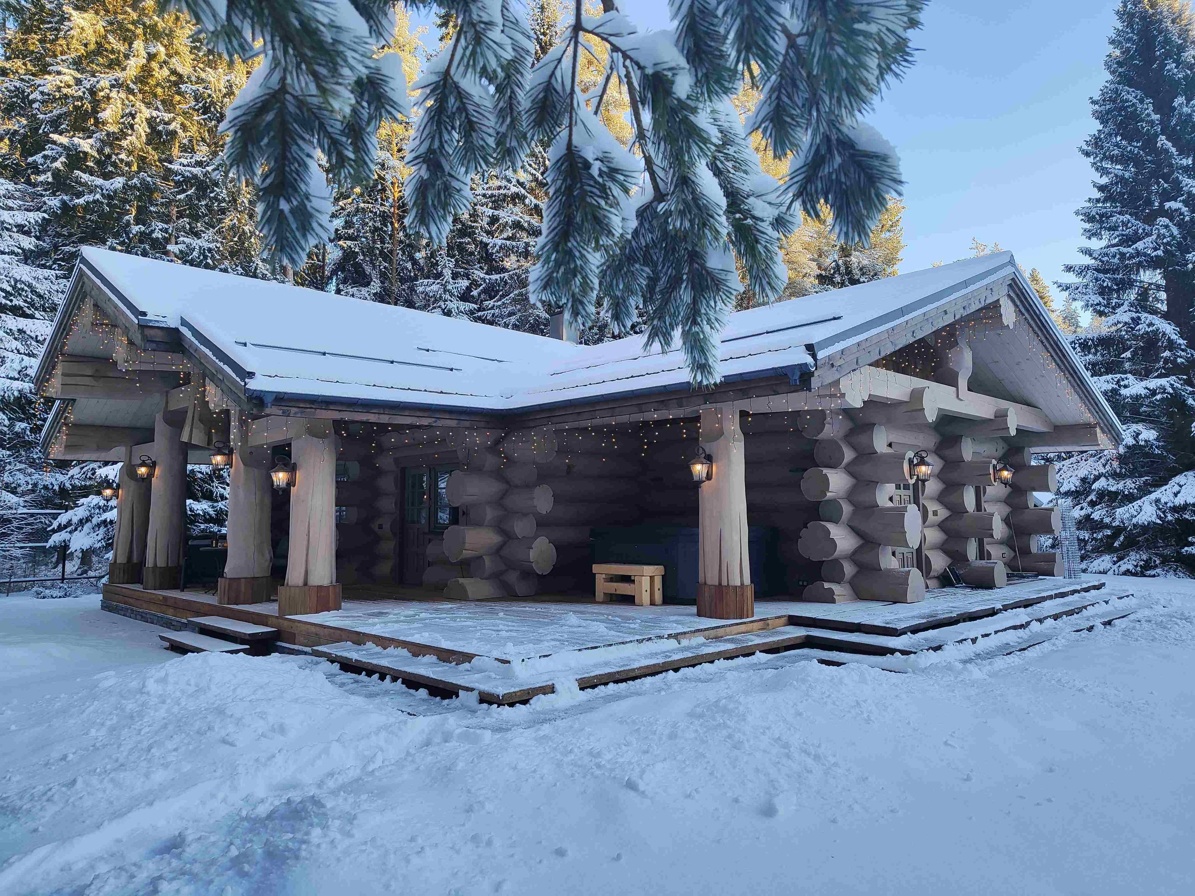 Рубленая Баня на берегу Ладожского озера